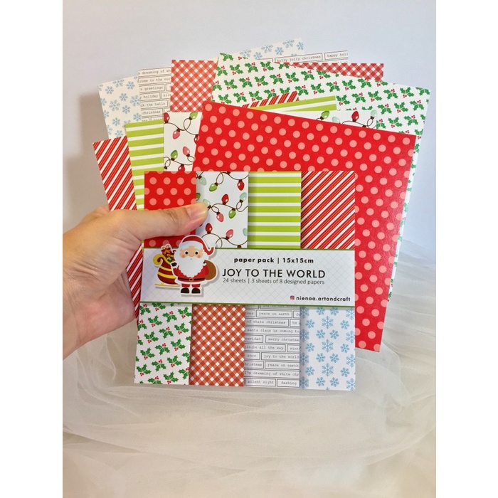 

Joy to the World - Paper Pack - 15x15cm