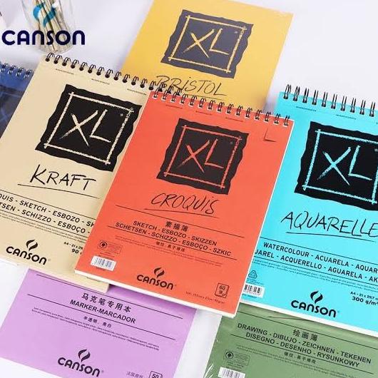 

BARANG TERBARU !!! CANSON XL SERIES AQUARELLE MIX MEDIA MARKER BRISTOL A3 A4 BUKU GAMBAR - TERLARIS
