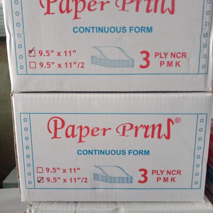 

Ready Siap Kirim Kertas Continuous Form 3 Ply Standar Atau 3 Ply Bagi 2