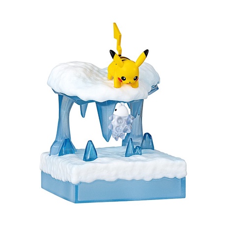✅Baru Re-Ment Pokemon Atsumete World 3 Frozen Snowfield - Pikachu  Snom Bisa Sameday