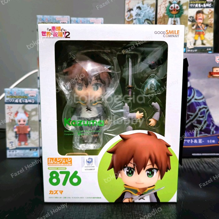 HOT SALE [GSC LIMITED BONUS] NENDOROID 876 SATOU KAZUMA - KONOSUBA FIGURE TERLARIS