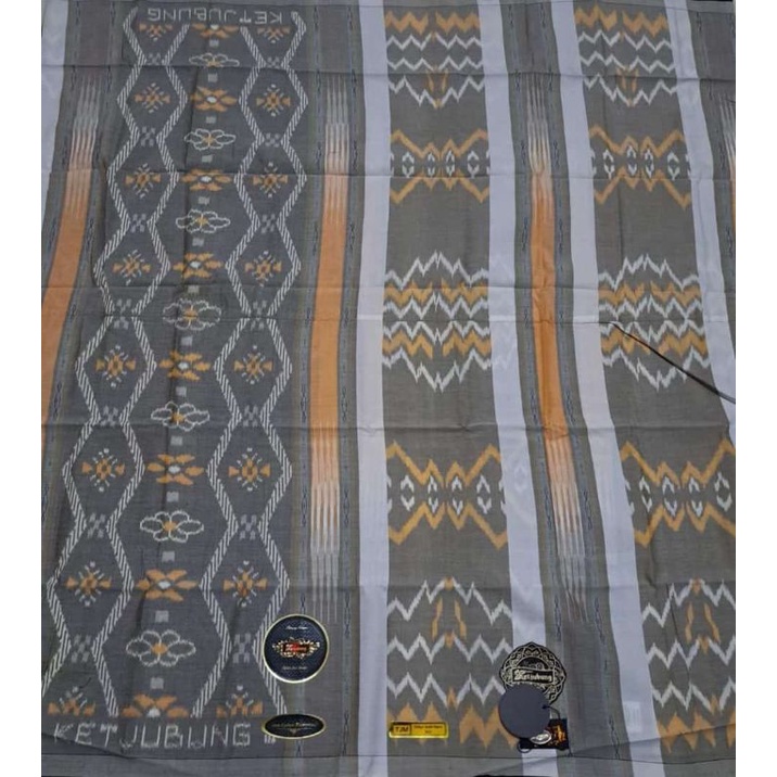 Sarung KETJUBUNG RED Mercerized Motif TJM GOLD