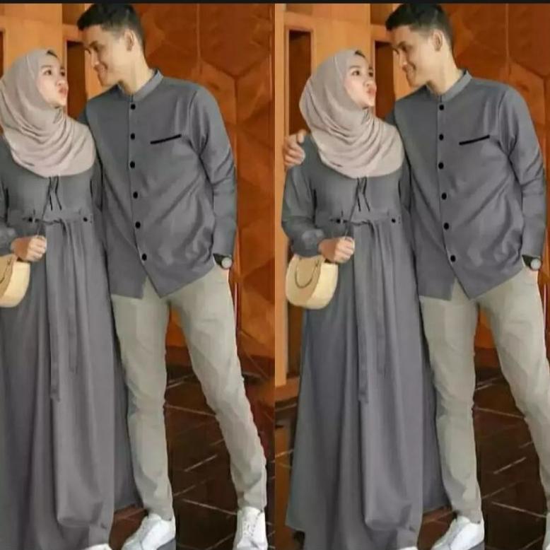 Couple Emon / Couple Emon Terbaru / Baju Couple Muslim Terlaris / Pasangan Kondangan/ Baju Pasangan 