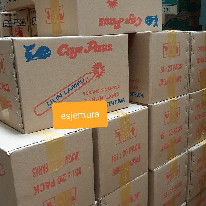 ✅Ready Lilin Cap Paus Carton Terbaru