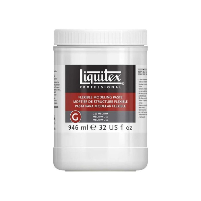 

LIQUITEX Flexible Modeling Paste 946ml Artist Acrylic Gel Medium