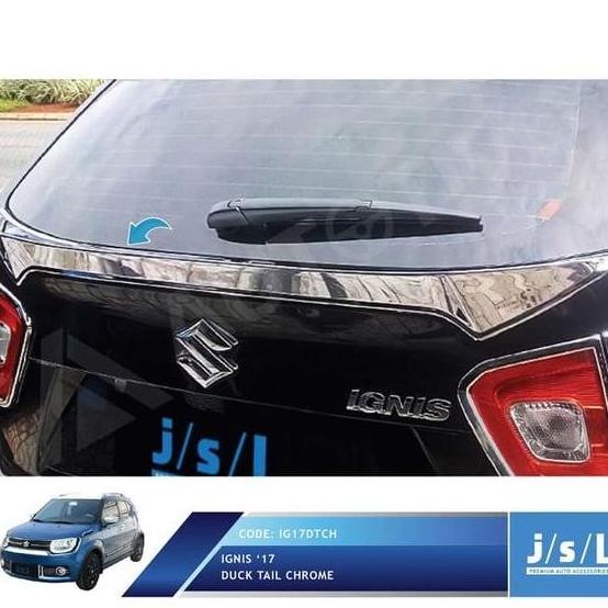 Suzuki Ignis Duck Tail Full Chrome Edition Aksesoris Eksterior Ignis