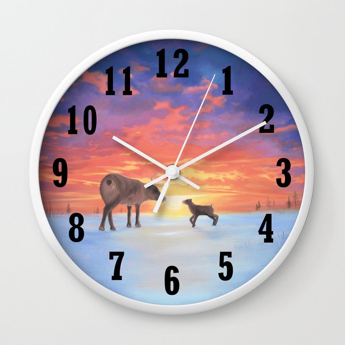 Ibu Caribou & Jam Dinding Betisnya