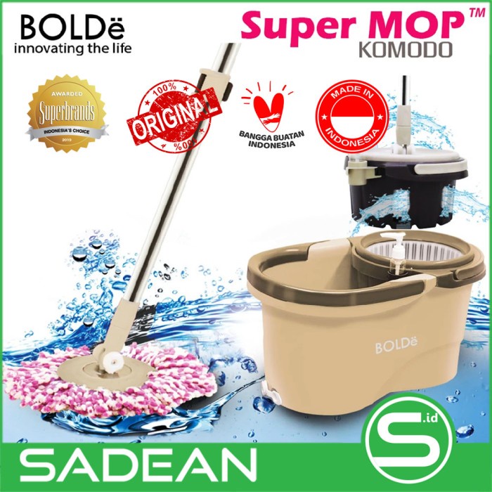 Alat Pel Lantai BOLDe Super MOP KOMODO Original