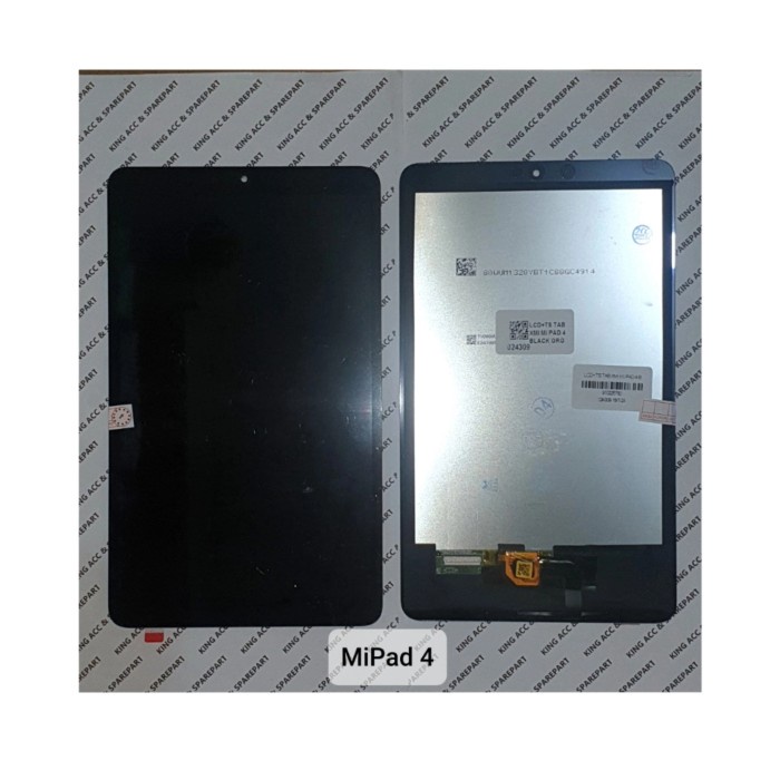 LCD TOUCHSCREEN XIAOMI MI PAD 4 BLACK ORIGINAL