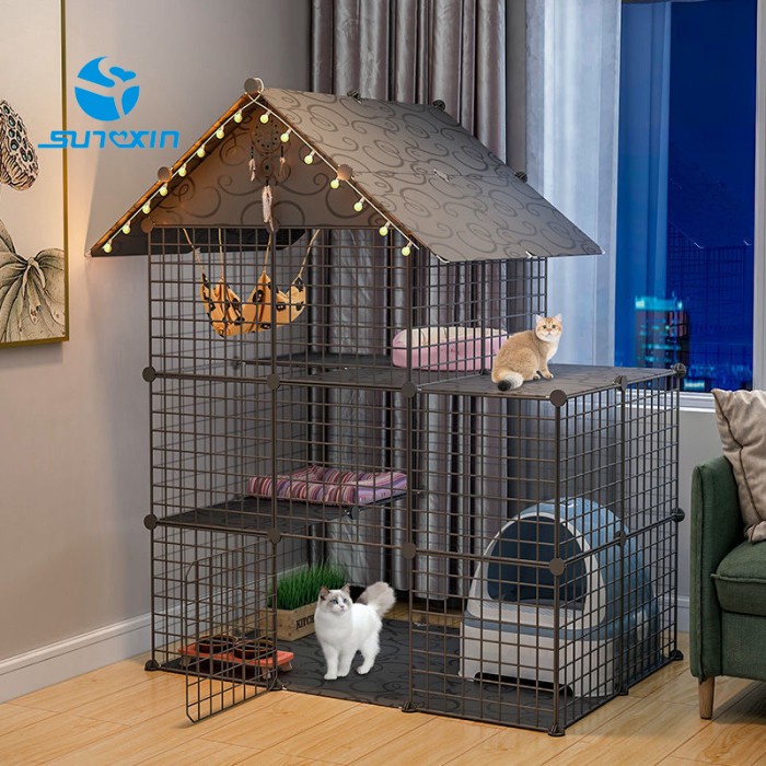 Sunxin-Rumah Kucing / Kandang Kucing / Pet House Anjing / Kandang Hewa