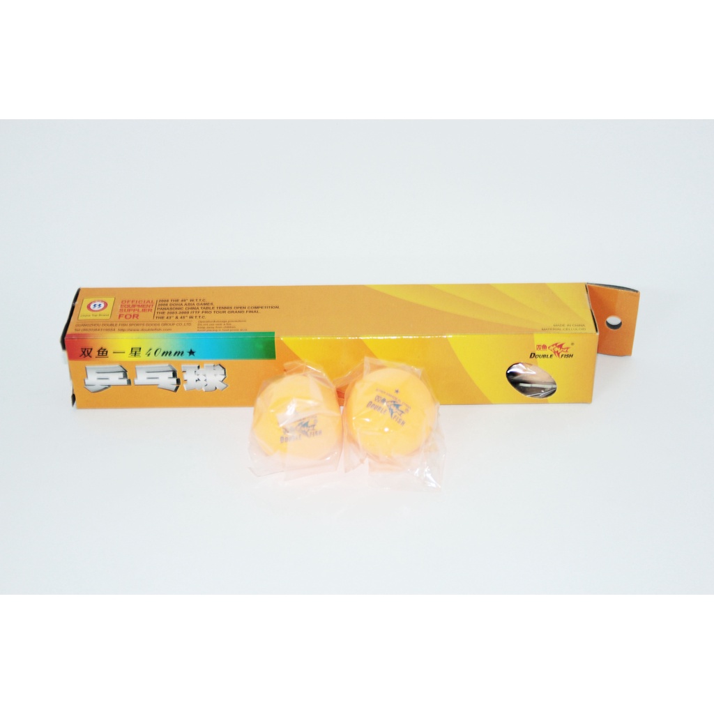 Bola Pingpong Double Fish Warna Kuning