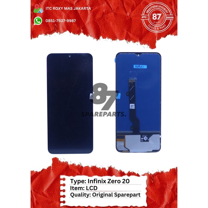 Lcd Infinix Zero 20 Original Sparepart