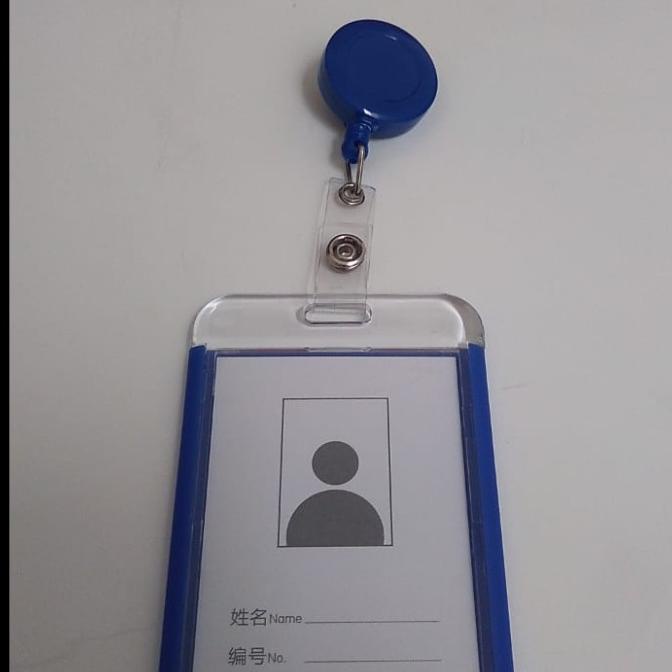 

AKASHMARKET !!! NAME TAG / ID CARD HOLDER ACRYLIC + YOYO - TERLARIS !