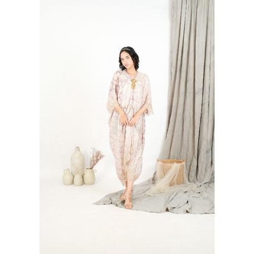 Trend Baju Atasan Dress Kaftan Batik Viscose Semi Sutra Jumbo Premium Original