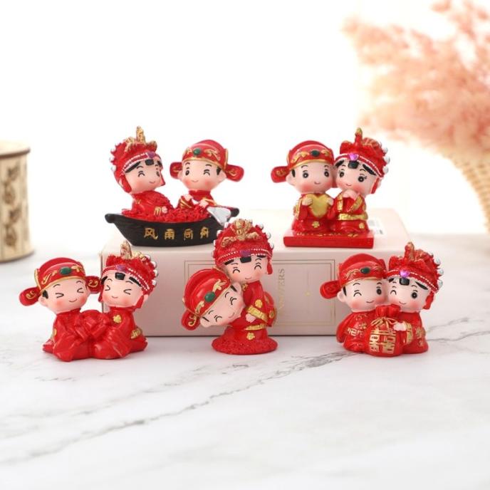 

Big Sale Pajangan Pengantin China Miniatur Murah Dekorasi Sangjit Penganten Med Limited Edition