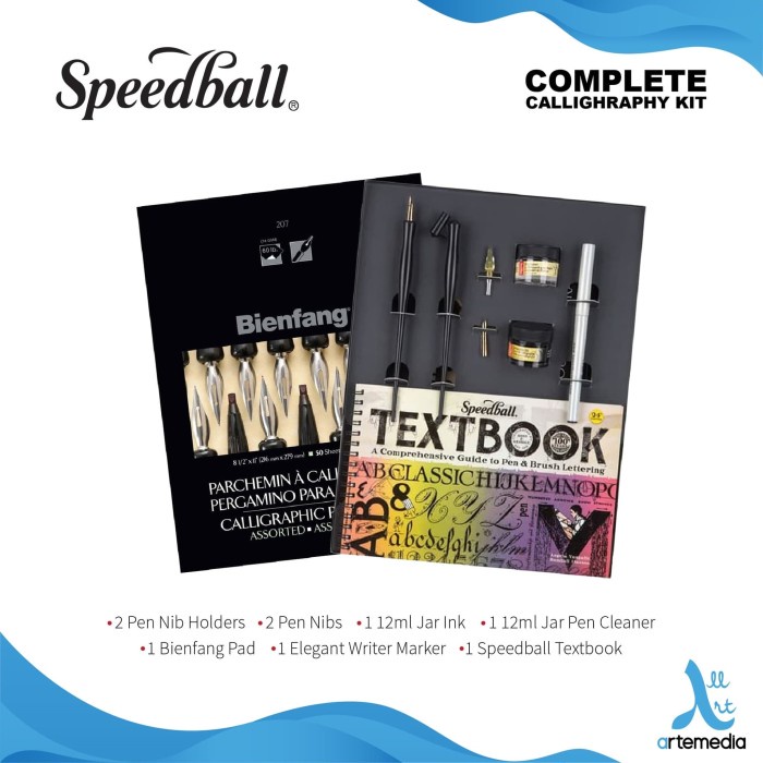 

Gaya Pena Kaligrafi Speedball Complete Calligraphy Kit