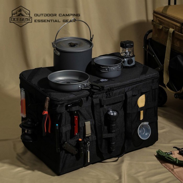 {Shop} OCE GEAR OG2216 Camping Folding Bag - Tas Lipat Berkemah Multifungsi - Black Diskon