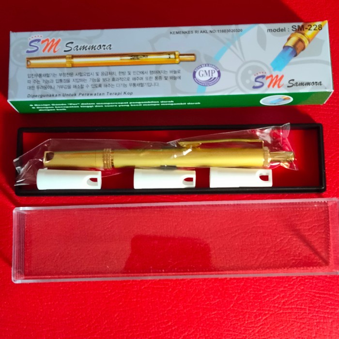 Lancing device samora SM 228 /pen bekam samora gold stainless