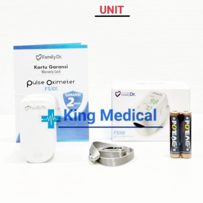 NEW PULSE OXIMETER/SATURISASI FAMILYDR FS101 PRODUCT BY INDECORE/OMRON ORIGINAL TERBARU