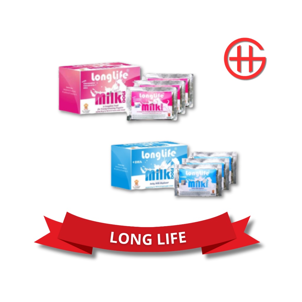 GH Susu Anjing LONG LIFE 20gr | Cocok buat Puppy Baru Lahir | Bayi 0 2 Bulan