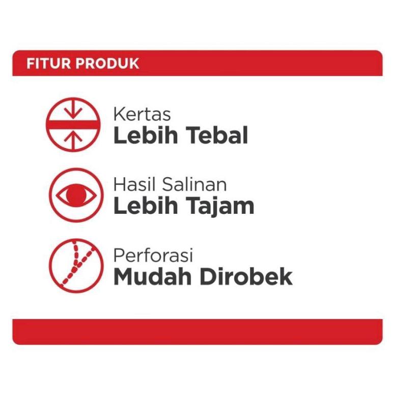 

Terbaik! Kertas Double Folio Bergaris Sidu Isi 100 Lembar ( 1pk )