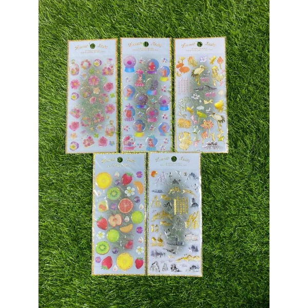 

SET STIKER DEKORASI BUKU HARIAN/STIKER TIMBUL 3D
