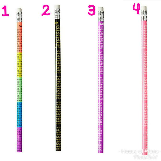 

Smiggle Neon Timestable Pencil - Pensil Smiggle Original