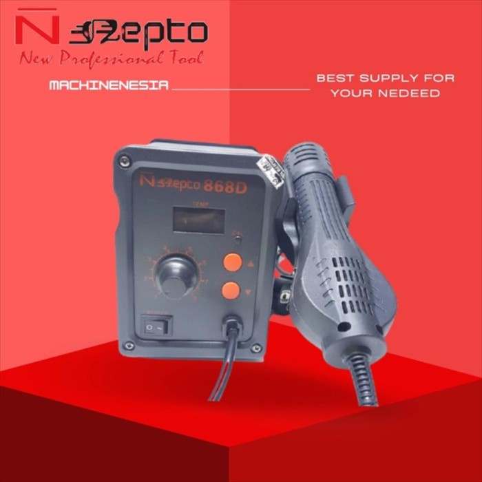 [Original] Solder Uap Nepto 868D / Blower Uap Nepto 868D Original / Heat Gun Smd Terbatas