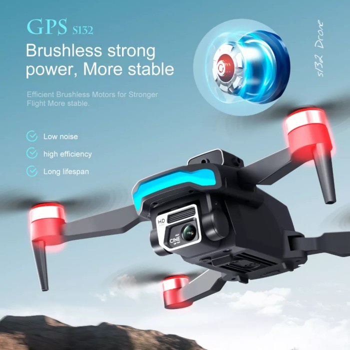 Drone Gps Csj S167 Kamera Wifi Fullhd Follow-Me Orbit Return To Home