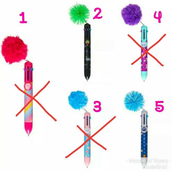 

Trend Smiggle Universe Pom Pom Rainbow Pen - Pulpen Rainbow Smiggle Original