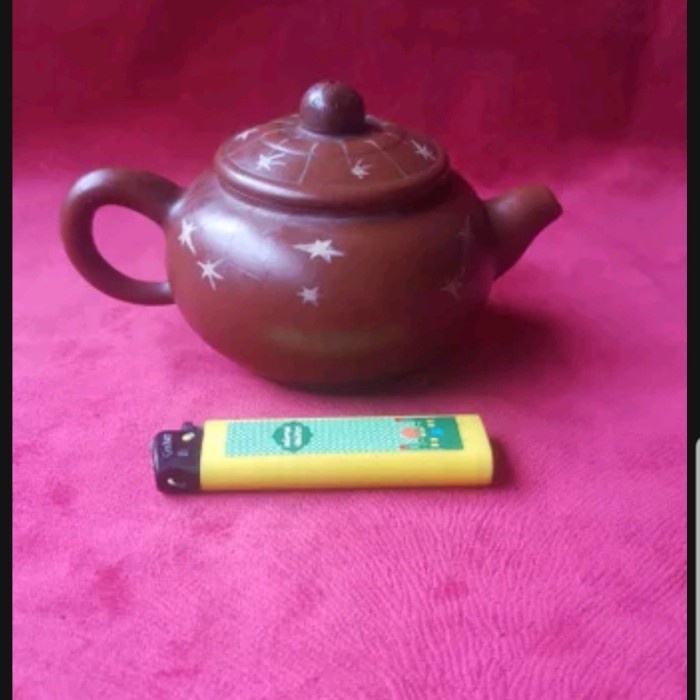 [Ori] Teko Terakota Antik Cina Peranakan Nos Mulus Terbatas