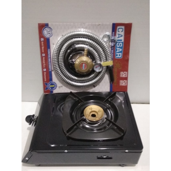 [Ori] Paket Kompor Gas 1 Tungku Miyako Kg 101 C  Regulator Terbaru