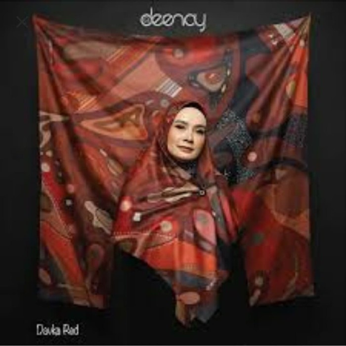 [Original] Jilbab Voal Ultrafine Davka Red By Deenay Bisa Gojek