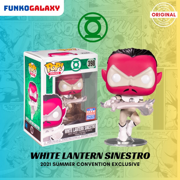 [Original] Funko Pop Green Lantern - White Lantern Sinestro #398 Bisa Gojek