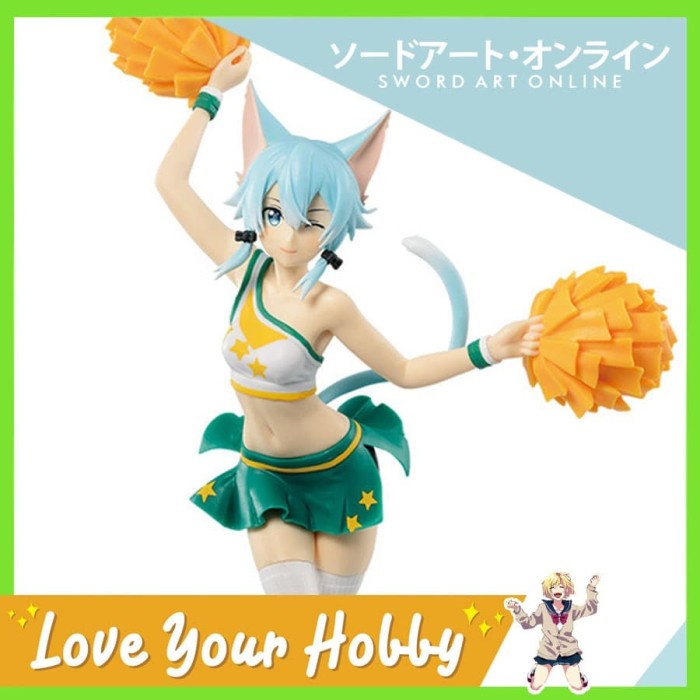 ✅Baru [ Original ] Figure Sinon Sao Banpresto / Exq Sinon Love Cheers Pvc Berkualitas