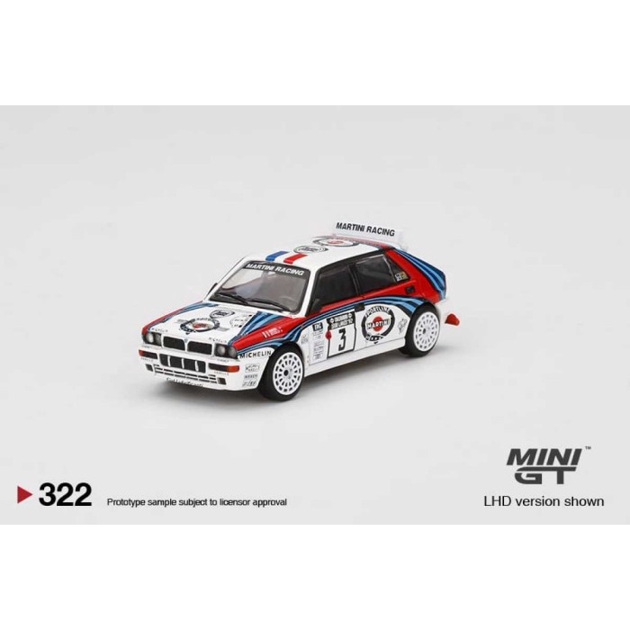 ✅COD Minigt Diecast Mobil Lancia Delta Hf Integrale Evo 1992 Rally Limited