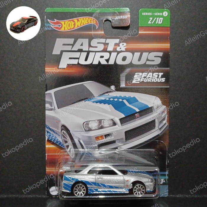 ✅COD Hotwheels Nissan Skyline R34 Fast And Furious Error Diskon