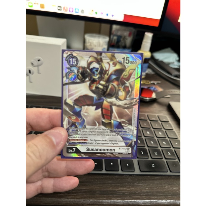 ✅New Digimon English Susanoomon Sec Limited