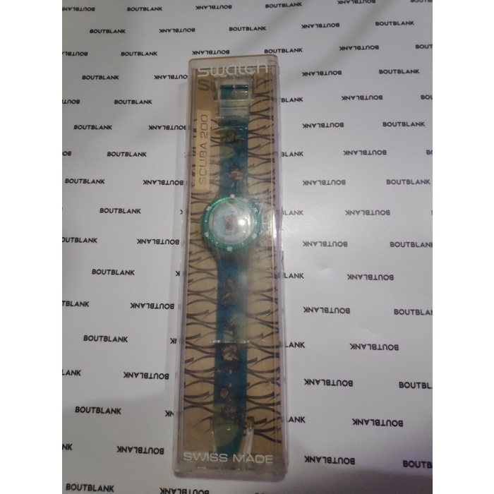 ✅Ori Jam Swatch Scuba 200 Loomi Bnob Mesin Mati Limited