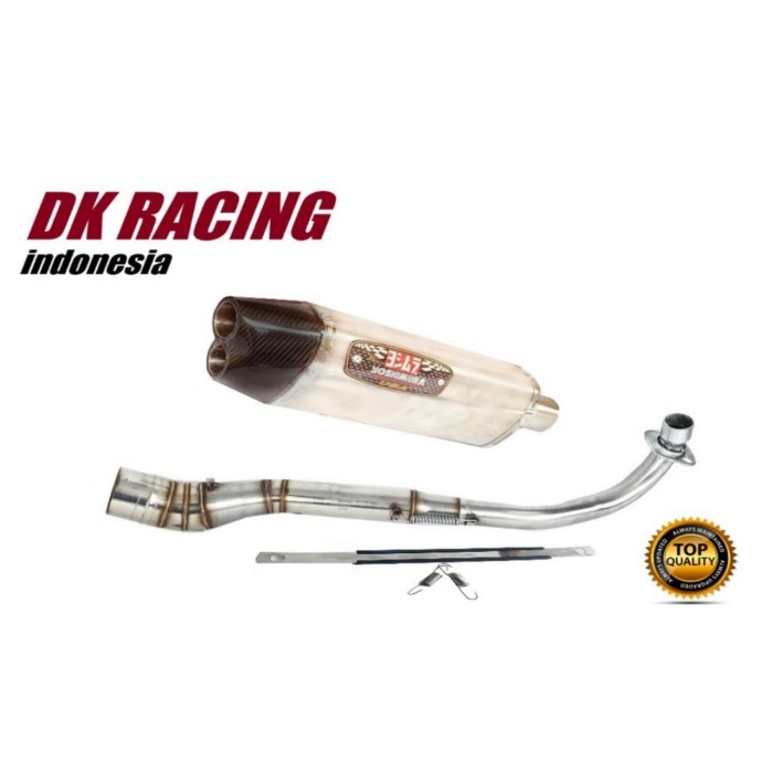 ✨New Knalpot Racing Honda Supra Fit Yoshimura R77 Double Exitt Terbaru