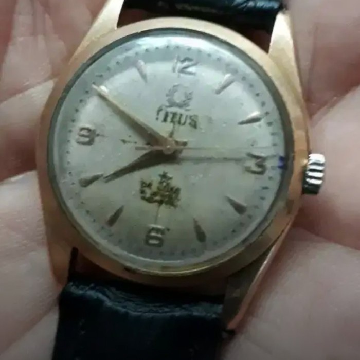 Jam tangan Pria , Titus (boy size) , Swiss , mesin manual / puter. murmer