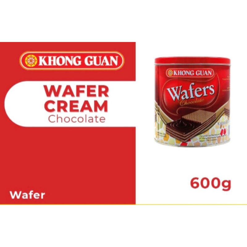 

Wafer Coklat 600Gr - Wafers Khong Guan Kaleng (Exp 2024)