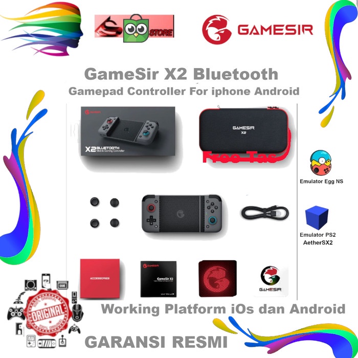 GAMESIR X2 BLUETOOTH 5.0 NEW VERSION GAMEPAD MOBILE GAMING CONTROLLER