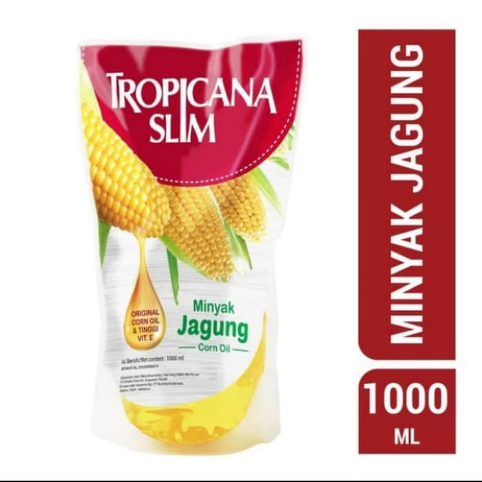 

Minyak jagung Tropicana slim 1 liter/minyak goreng kesehatan