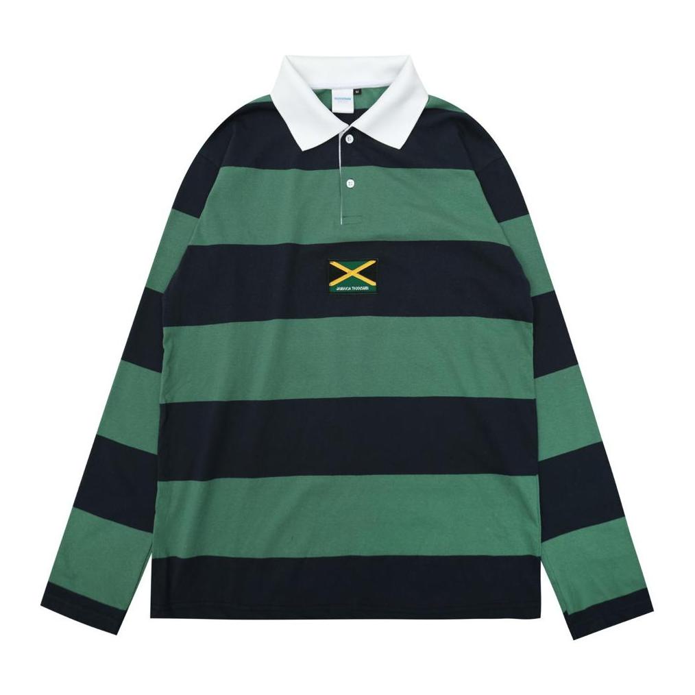 Rugby Shirt Jamaica Green Thanksinsomnia