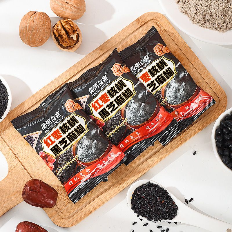 

Ou Fen Lotus powder Bubuk Wijen Hitam Walnut Angco Merah / Bubur Wijen Hitam ECERAN