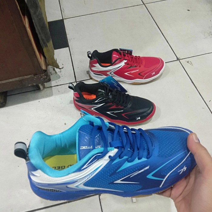 [New Ori] Sepatu Badminton Spotec Smash 4D Gel Art Splash Original Bisa Sameday