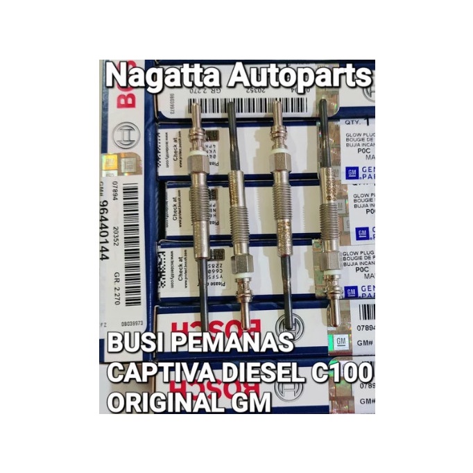 Busi Pemanas Glow Plug Chevrolet Captiva Diesel Nfl C100 Original Gm Kode Hm100