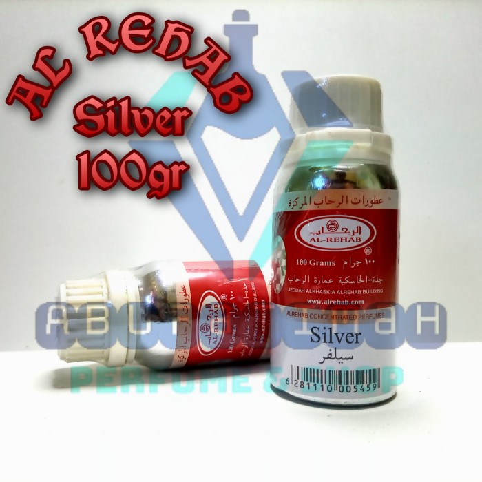 [Ori] Parfum Al Rehab Silver 100 Gram Segel Original Saudi Berkualitas