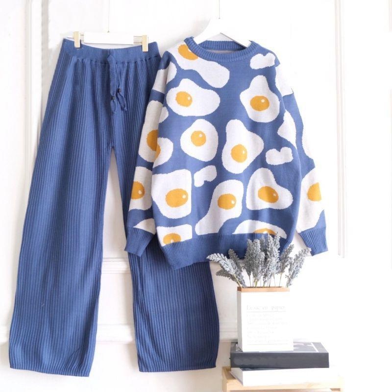 Setelan Wanita Terbaru 2023 Viral Dewasa One Set Remaja Jumbo Pendek Kekinian Korean Style Lengan Pa